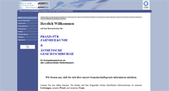 Desktop Screenshot of praxis-zmk.de
