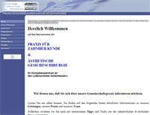 Tablet Screenshot of praxis-zmk.de